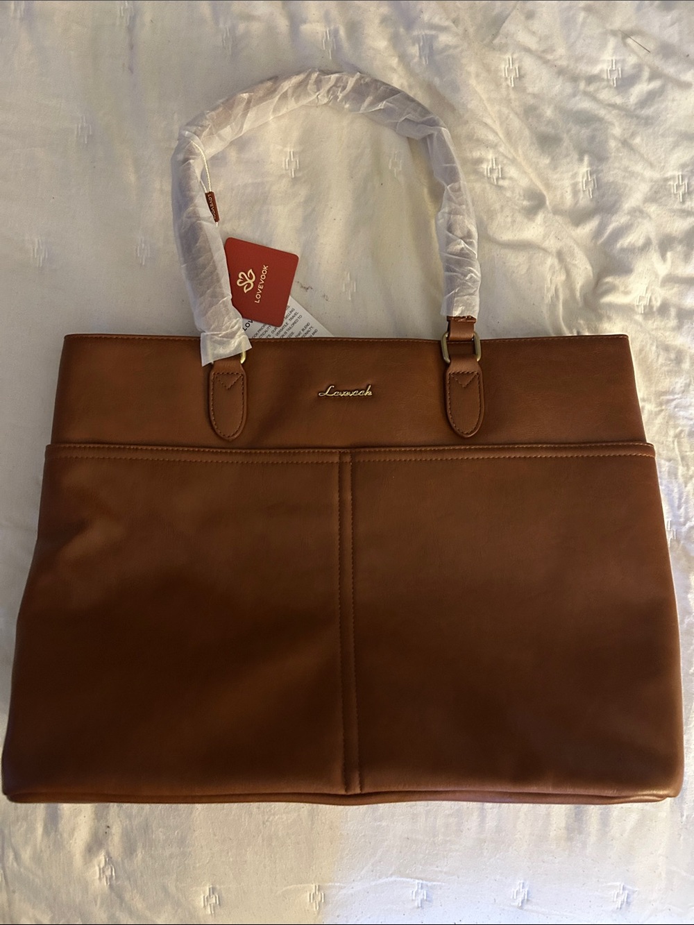 LOVEVOOK Classic Tote Bag in Brown